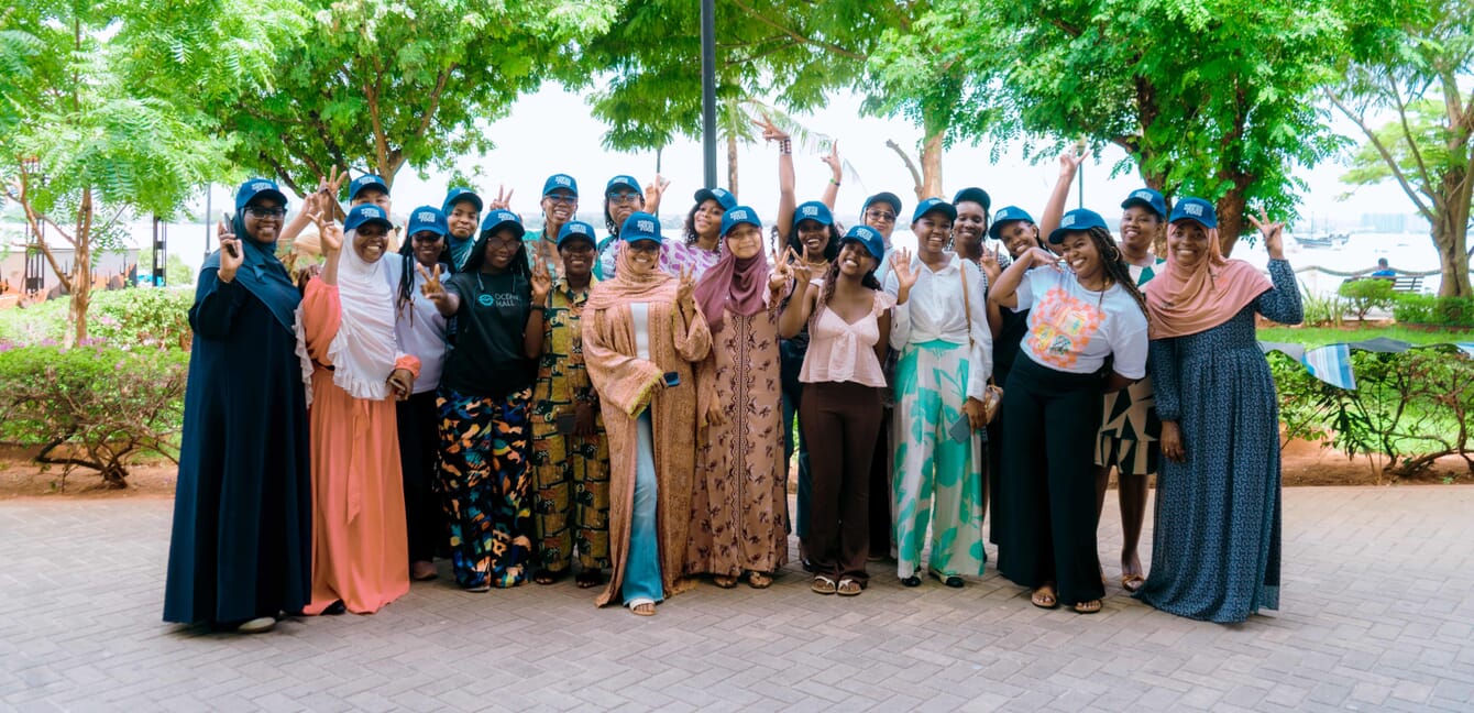 A group of women entrepreneurs posing for a photo.